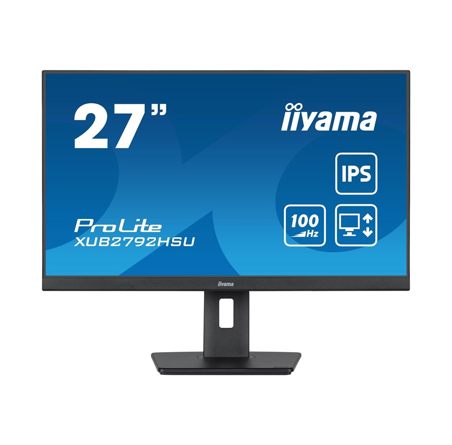 Skærm - 27" iiyama ProLite XUB2792HSU - 1920x1080 - 100Hz - IPS - XUB2792HSU-B6