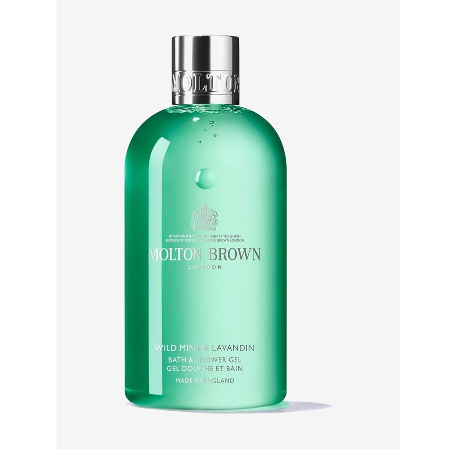 Kropspleje - Molton Brown Wild Mint & Lavandin Bath & Shower Gel 300 ml - 5030805015027