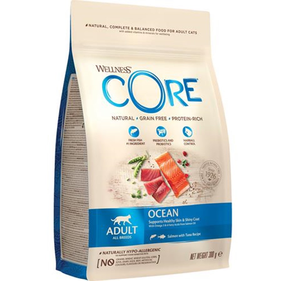 Katte - CORE Cat Adult Ocean Salmon with Tuna Recipe 300 g - WCK030030