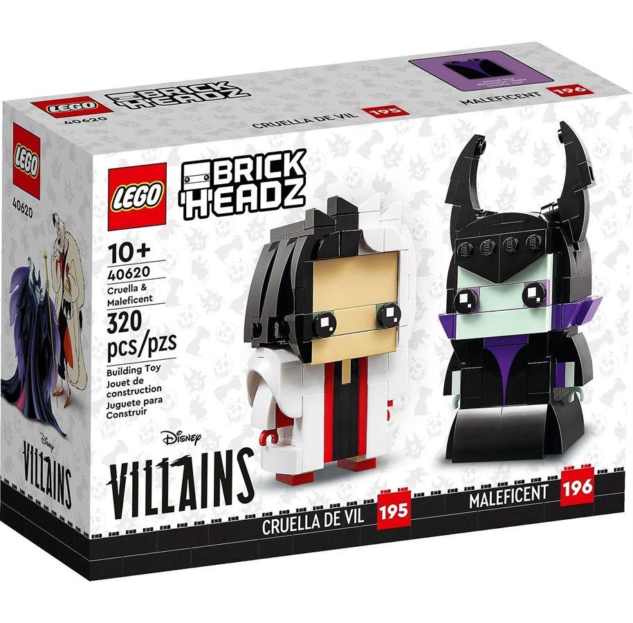 LEGO®  - LEGO BrickHeadz 40620 Cruella og Maleficent - 40620