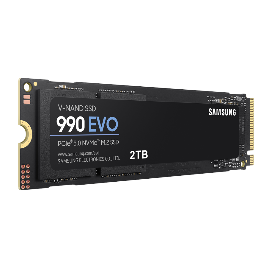 SSD - Samsung 990 EVO SSD - 2TB - PCIe 5.0 - M.2 2280 - MZ-V9E2T0BW