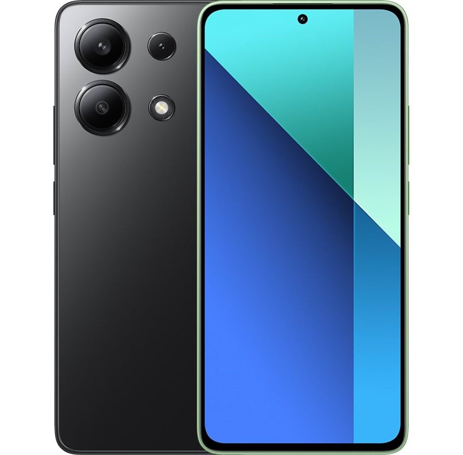 Mobil - Xiaomi Redmi Note 13 128GB/6GB - Midnight Black - MZB0FYFEU