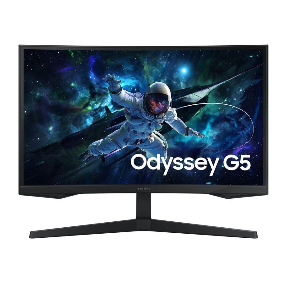 Skærm - 27" Samsung Odyssey G5 - 2560x1440 (QHD) - 165Hz - VA - Curved - LS27CG554EUXEN