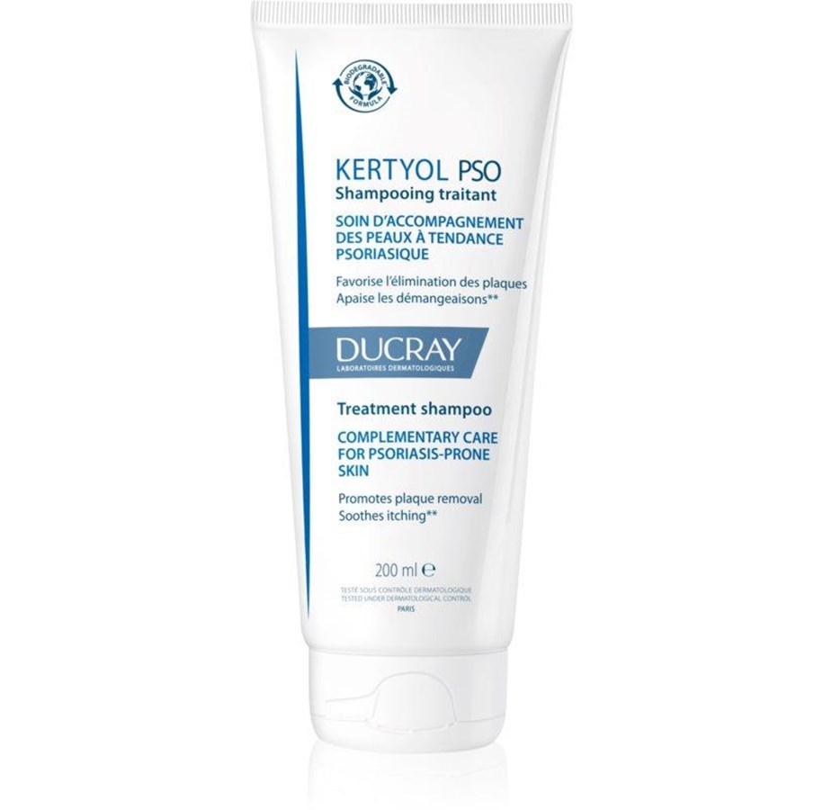 Hårpleje - Ducray Kertyol PSO Rebalancing Treatment Shampoo 200 ml - 3282770148473