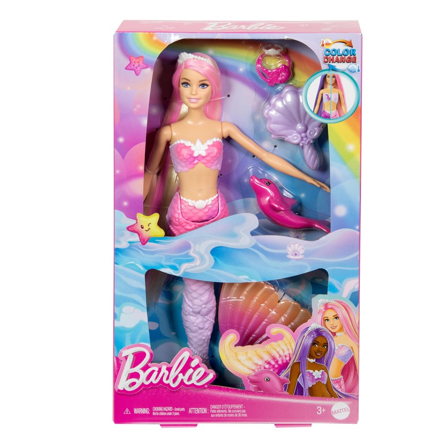 Dukker & Tilbehør - Barbie Touch of Magic Malibu Havfrue - HRP97