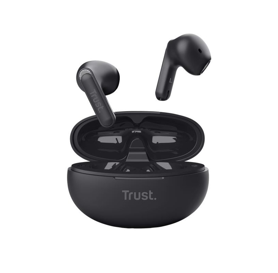Hovedtelefoner/headset - Trust Yavi Bluetooth ENC - Black - 25298