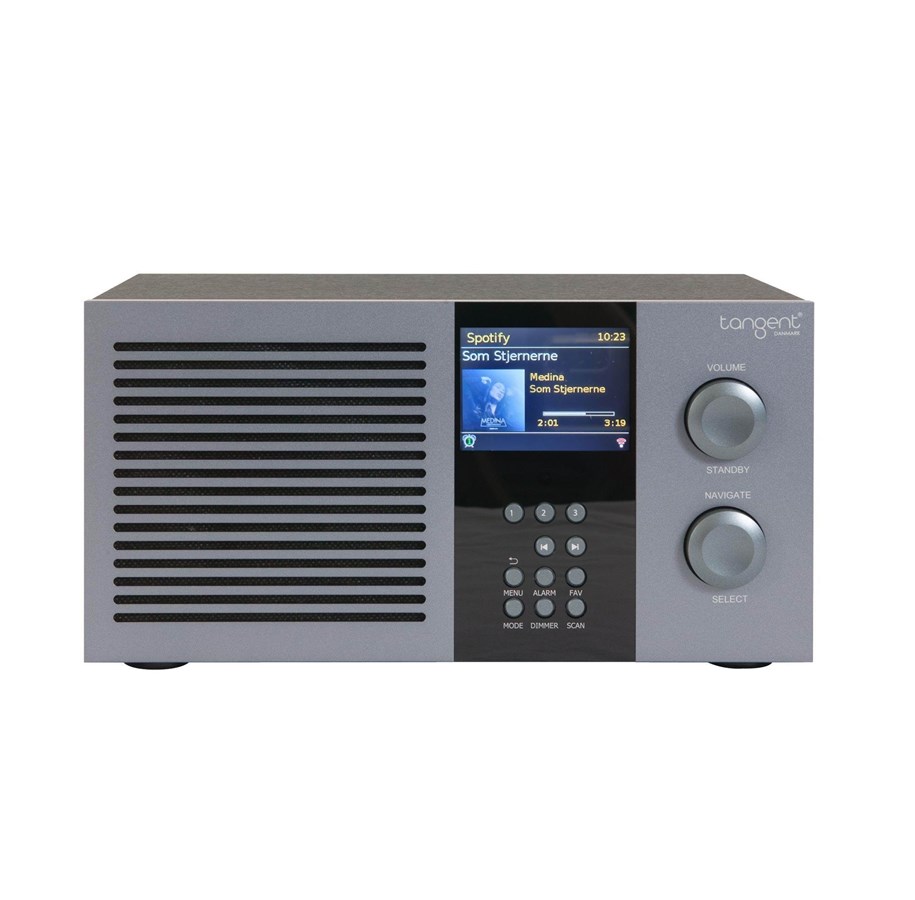 DAB, netværks- og clockradio - Tangent Radio Tre - Black - DAB/DAB+/FM - Sort - TANRADTREBK