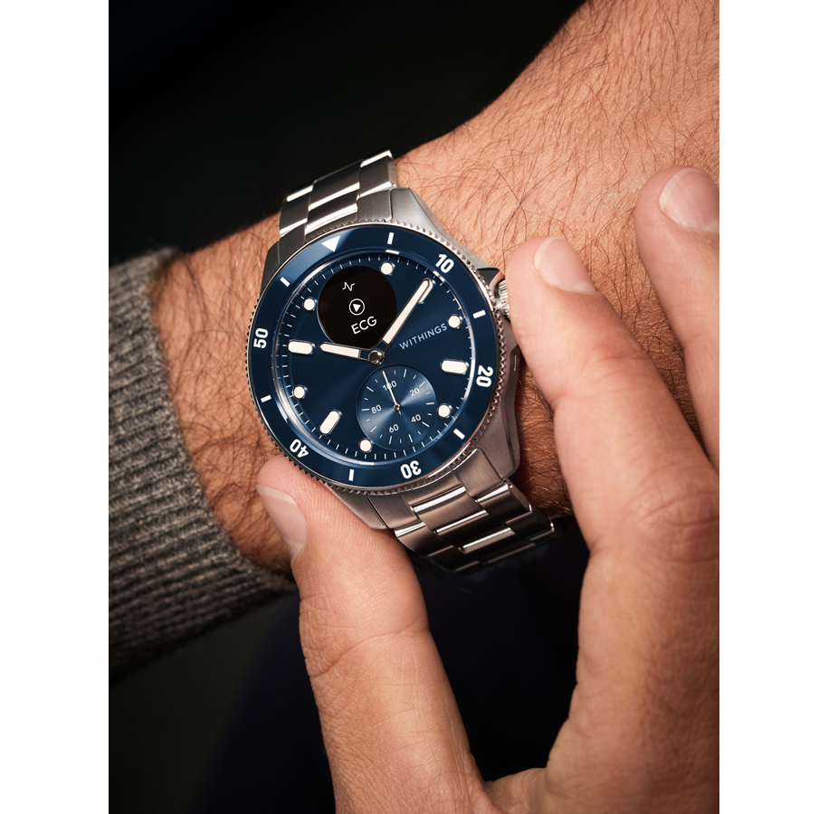 Withings Scanwatch Nova 42mm Blue | På lager | Billig