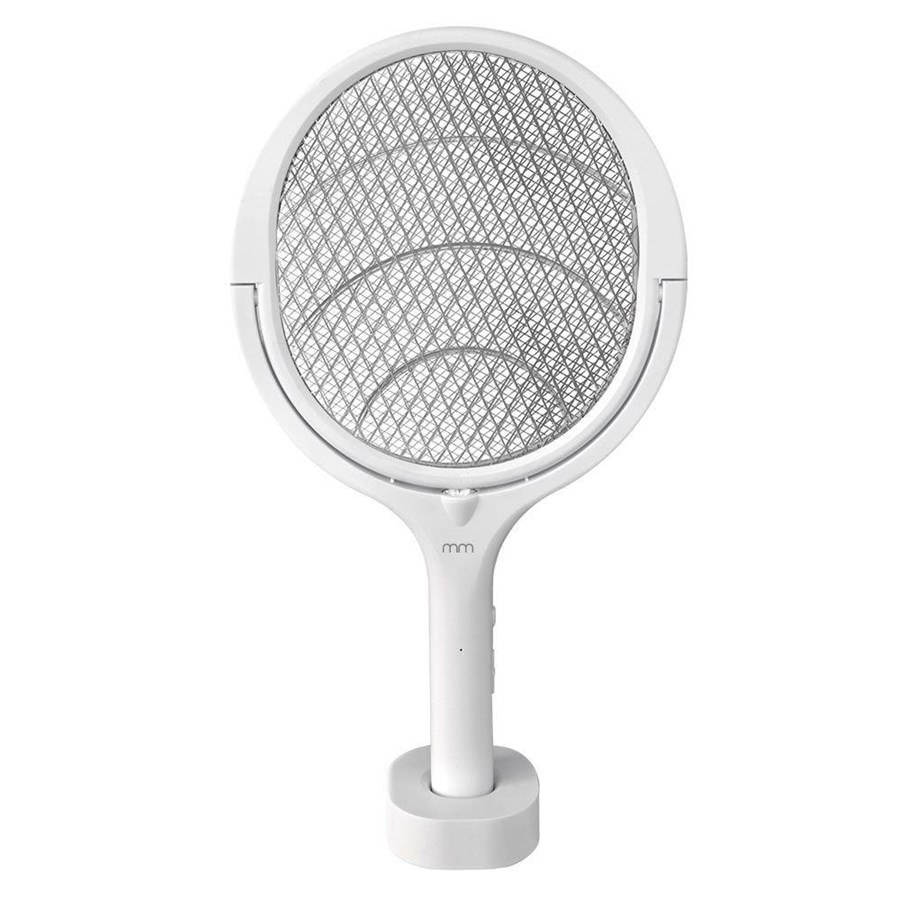 Racchetta Elettrica Antizanzare MikaMax - Ricaricabile USB-C, Testa Girevole 90°, 3-in-1 Con Trappola Luce - Foto 5