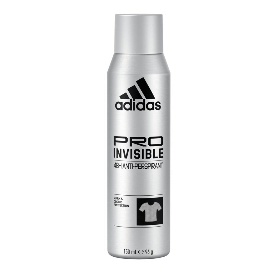 Parfume og dufte - Adidas Pro Invisible Male Deodorant spray - 150 ml - 150 ml - 19755610101