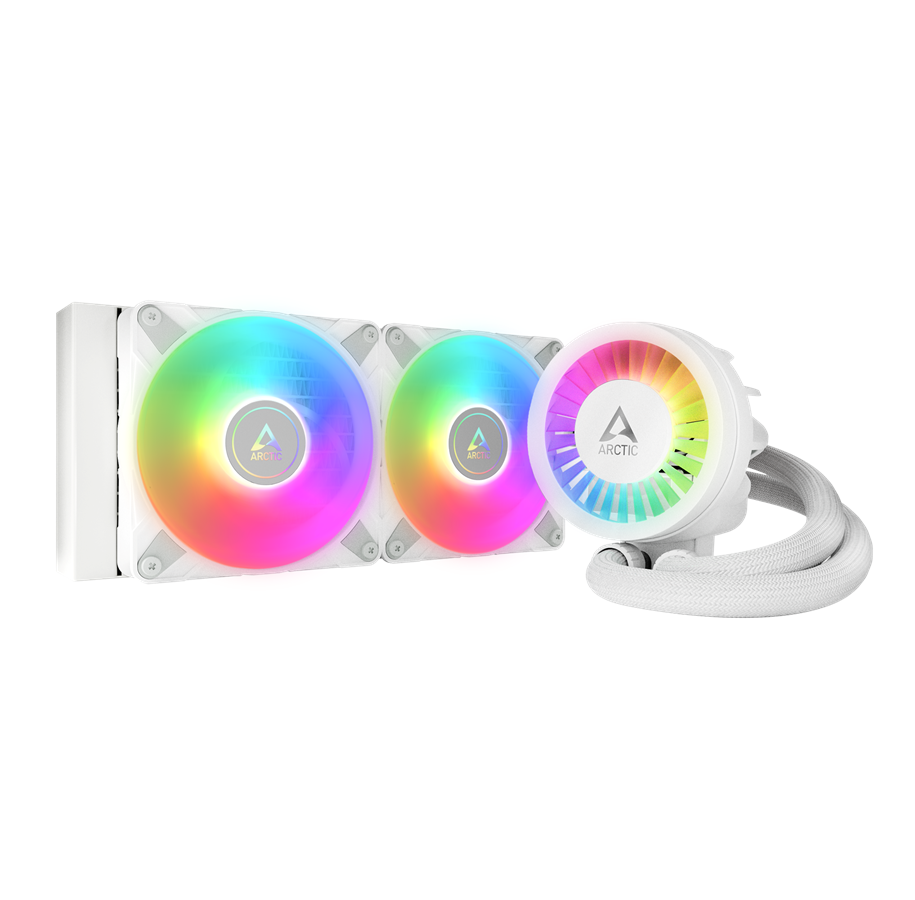 CPU Køler - Arctic Liquid Freezer III 240 A-RGB - White - CPU Vandkøling - Max 23 dBA - ACFRE00150A