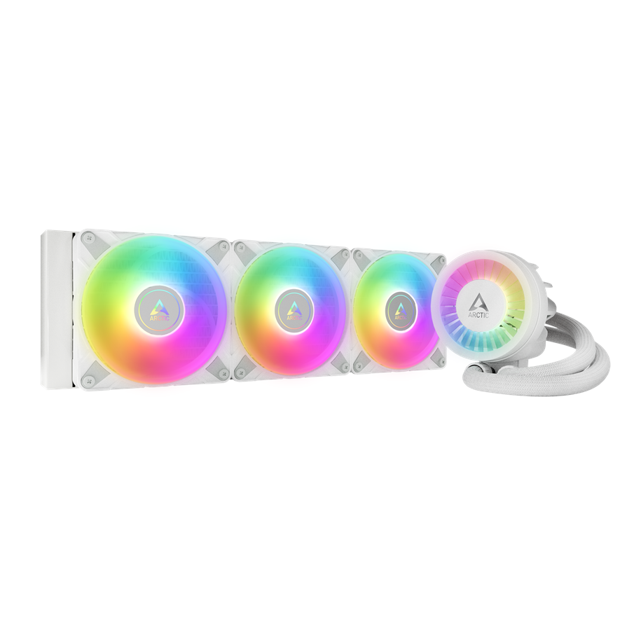 CPU Køler - Arctic Liquid Freezer III 360 A-RGB - White - CPU Vandkøling - Max 23 dBA - ACFRE00152A
