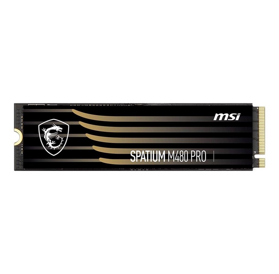 SSD - MSI Spatium M480 PRO SSD - 1TB - Uden køleprofil - M.2 2280 - PCIe 4.0 - S78-440L1G0-P83