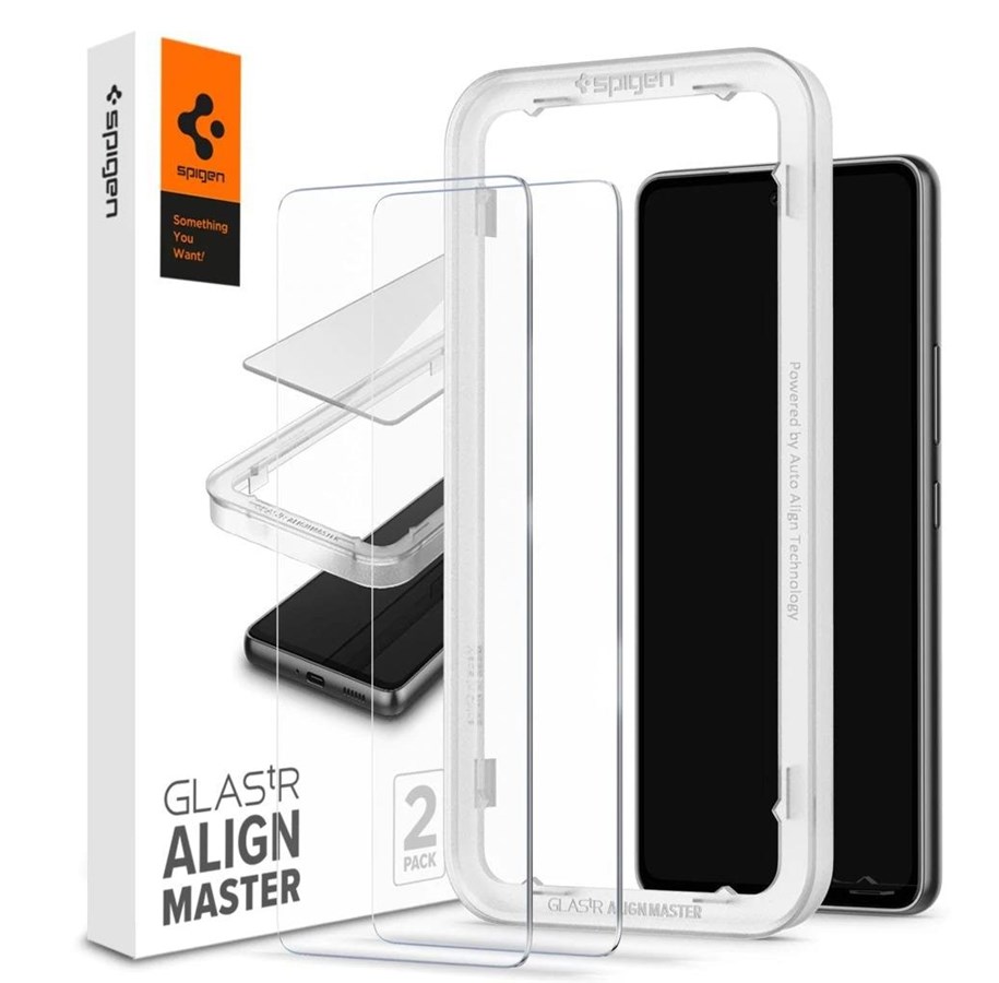 Mobil - Beskyttelsesglas - Spigen AlignMaster Glas.tR 2 Pack - Samsung Galaxy A53 5G - AGL04306