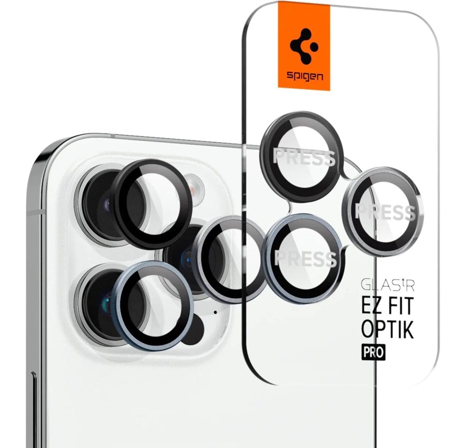 Mobil - Andet Tilbehør - Spigen Glass tR EZ Fit Optik Pro 2 Pack - zero one - iPhone 17/16/15/14 Pro / 17/16/15/14 Pro Max - AGL06159