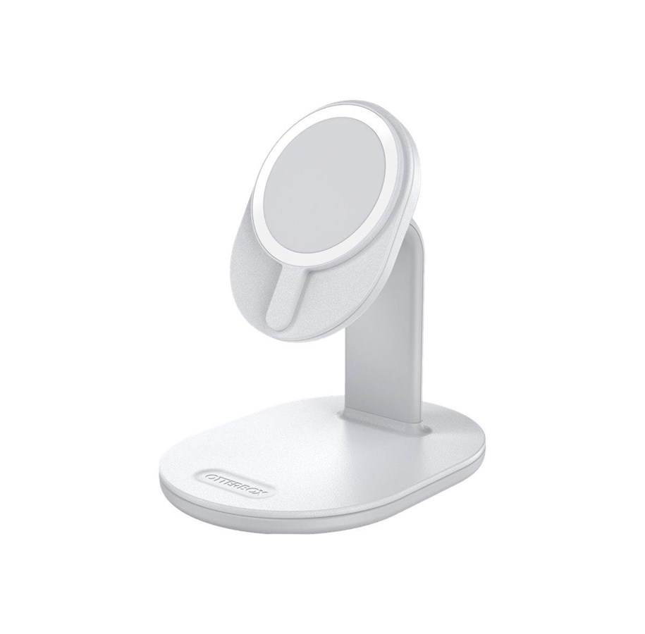 Mobil - Adaptere & Opladere - OtterBox Magnetic Wireless Charging Stand - white_v2 - 78-81168