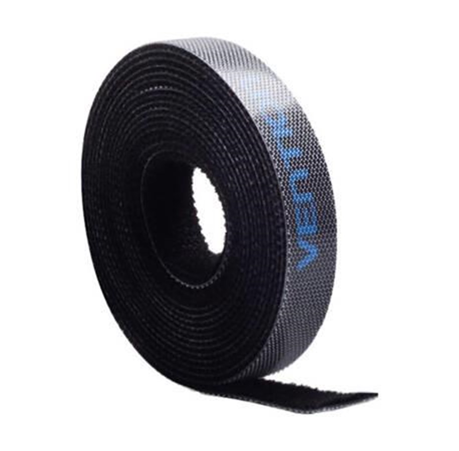 Netværkstilbehør - Vention Cable Organizer Strap 1m Black - KAABA