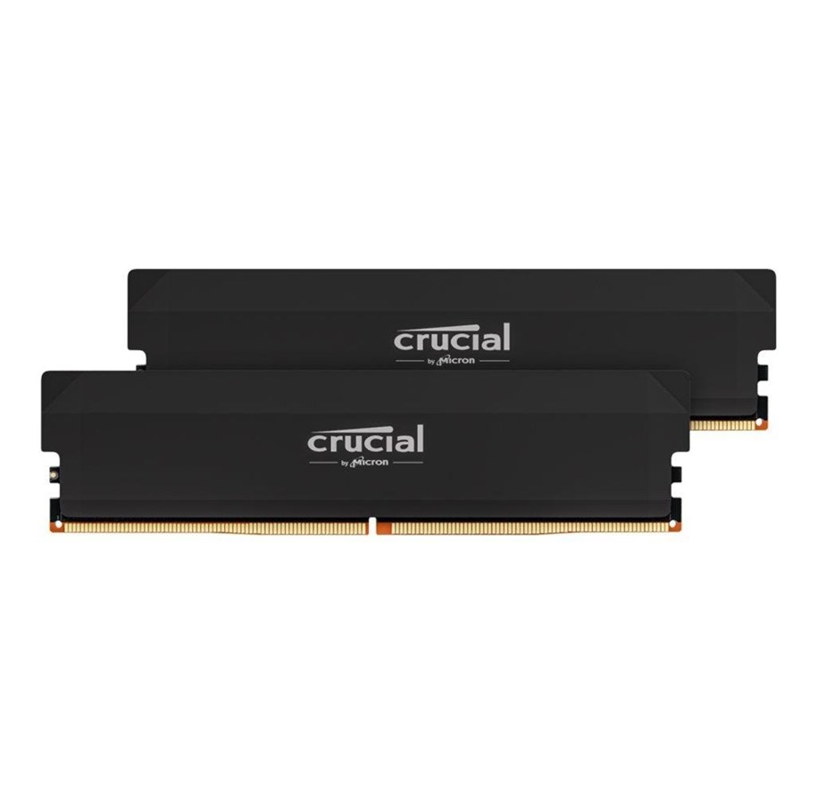 RAM - Crucial PRO Overclocking DDR5-6000 - 32GB - CL36 - Dual Channel (2 pcs) - AMD EXPO & Intel XMP - Sort - CP2K16G60C36U5B