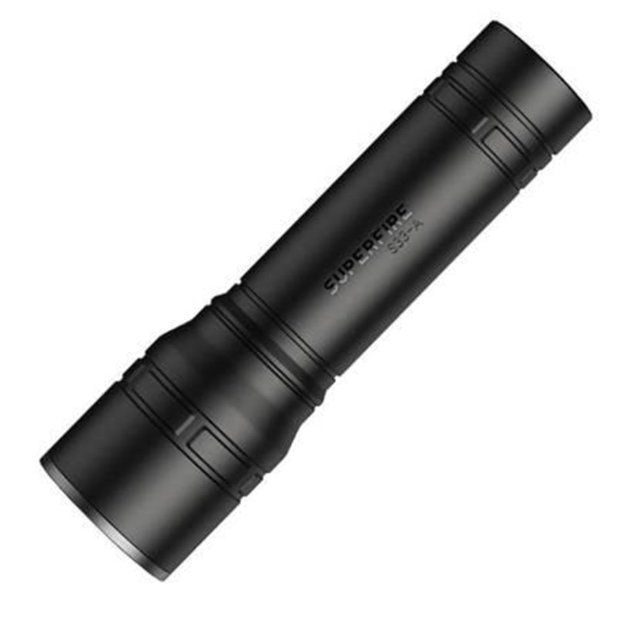 Smart Home - Superfire Flashlight  S33-A USB (black) - S33-A Black