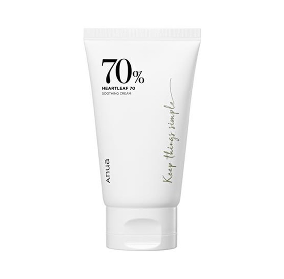 Ansigtspleje - Anua - Heartleaf 70% Soothing Cream - 8809640731587
