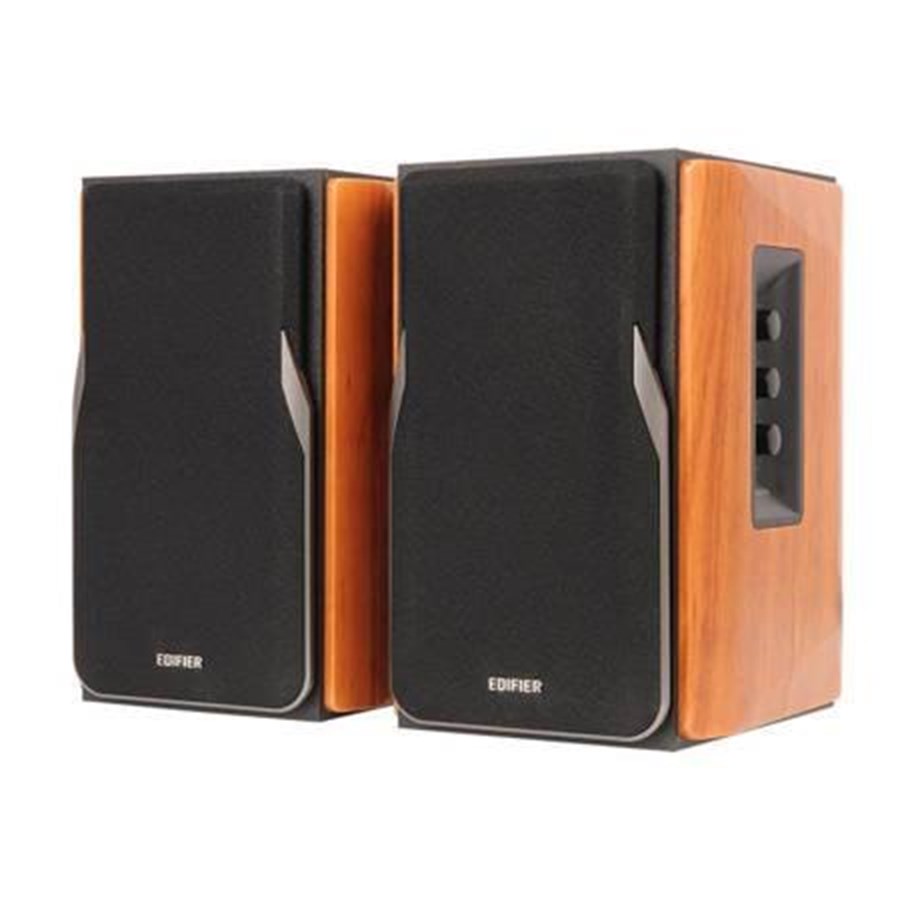 Trådløse højttalere med flere rum - Edifier R1380DB - 2.0 Bluetooth Bookshelf Speakers - 42W - Brown - R1380DB brown