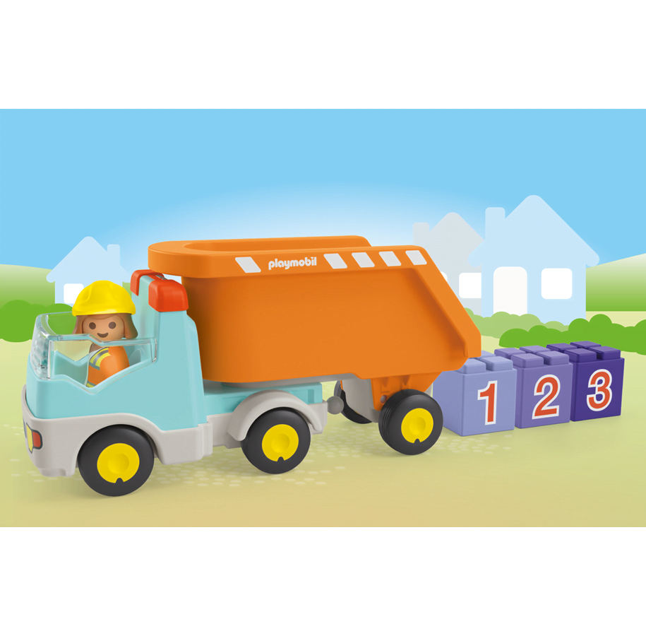 Playmobil - Playmobil 1.2.3 - Junior dumptruck - 71685
