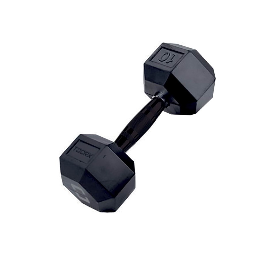 Sport & Fitness - Toorx  Hexagon Gummi Håndvægt 17,5 Kg. - AMEG-17,5IONE SIZE