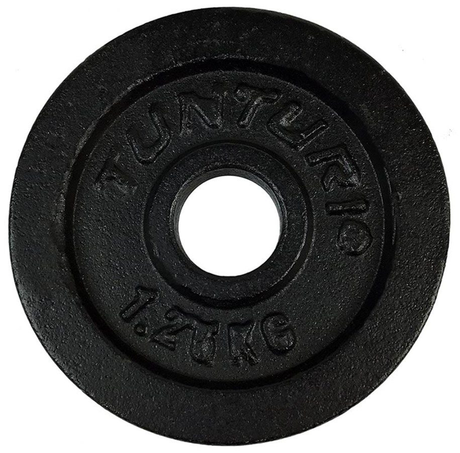 Sport & Fitness - Tunturi  Vægtskiver Støbejern 2 x 1,25Kg. Ø30 - 14TUSCL094IONE SIZE