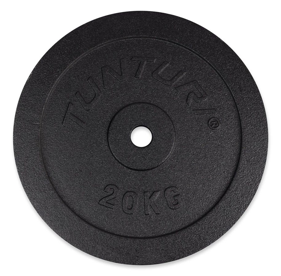 Sport & Fitness - Tunturi  Vægtskive Støbejern 20 Kg Ø30 - 14TUSCL099IONE SIZE