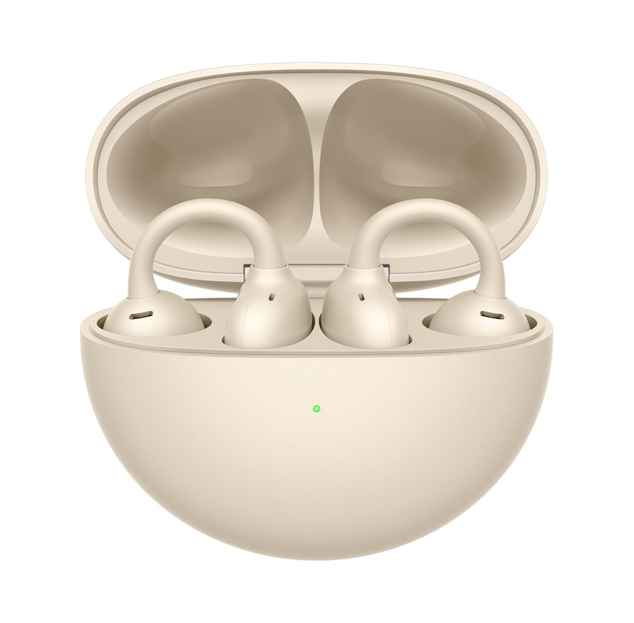 Hovedtelefoner/headset - Huawei FreeClip - Beige - 55037342