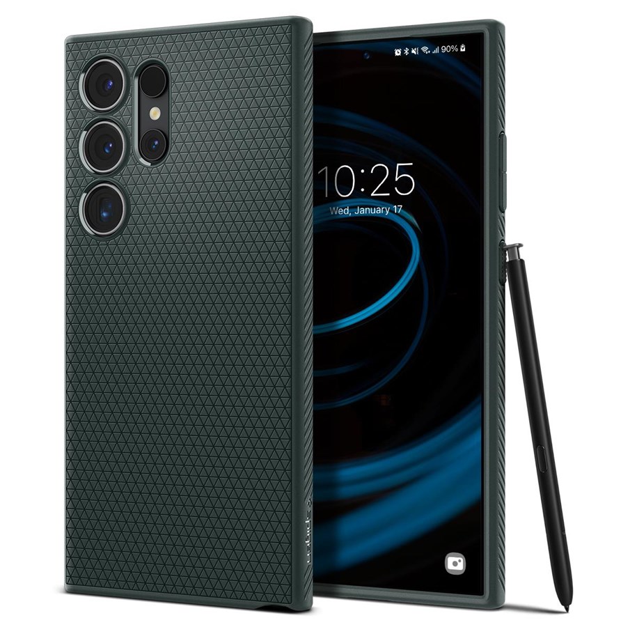 Mobil - Covers & Cases - Spigen Liquid Air - abyss green - Samsung Galaxy S24 Ultra - ACS07288