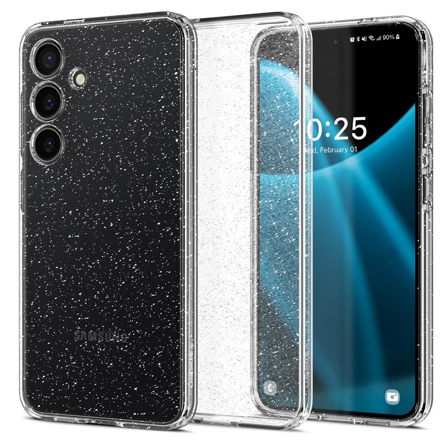 Mobil - Covers & Cases - Spigen Liquid Crystal Glitter - crystal quartz - Samsung Galaxy S24 - ACS07345