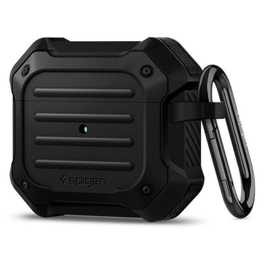 Mobil - Andet Tilbehør - Spigen Tough Armor - black - AirPods 3 - ASD01987