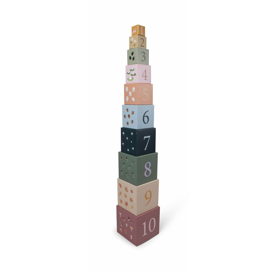 Babylegetøj - Filibabba  - Stacking blocks - Nordic animals - FI-02177