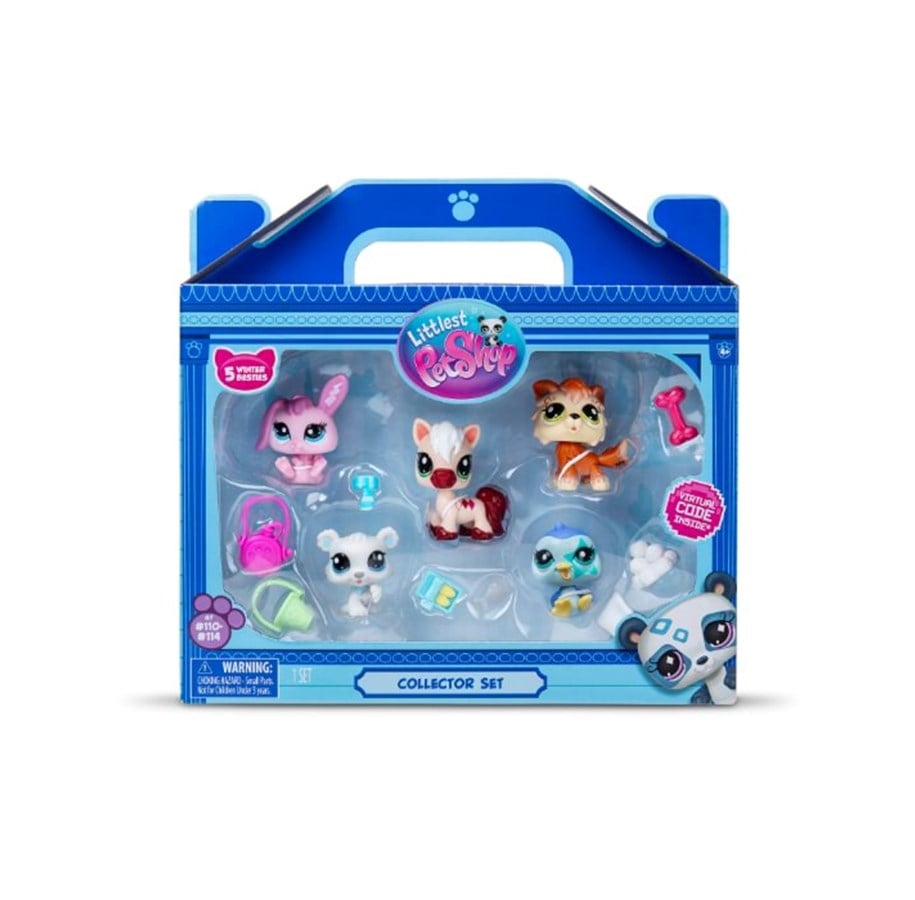 Legesæt - Littlest Pet Shop Winter Besties Collection 5 pk - 00573