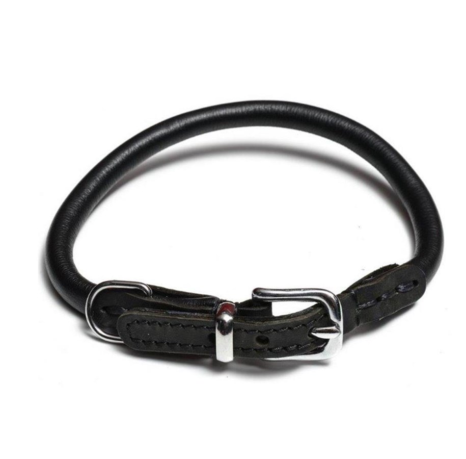 Hunde - Timely PARIS Halsbånd Sort 10 mm. / 65 cm. - T671065B