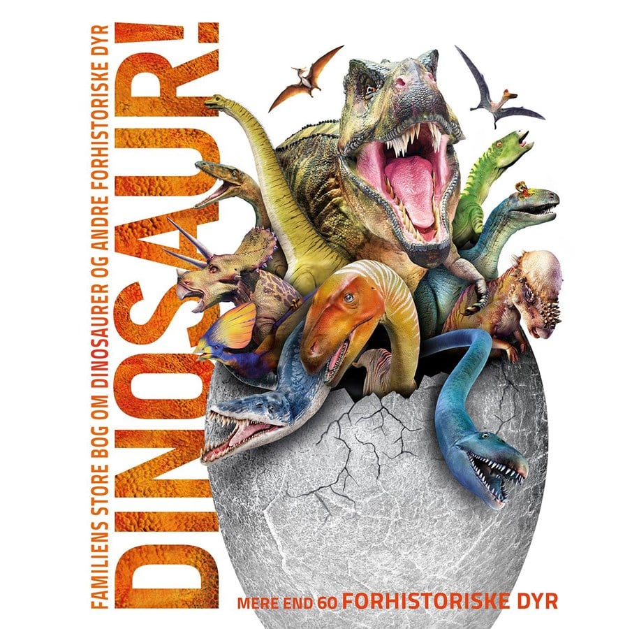 Børnebøger - Familiens store bog om dinosaurer og andre forhist - Børnebog - Hardcover *DEMO* - 9788742512357