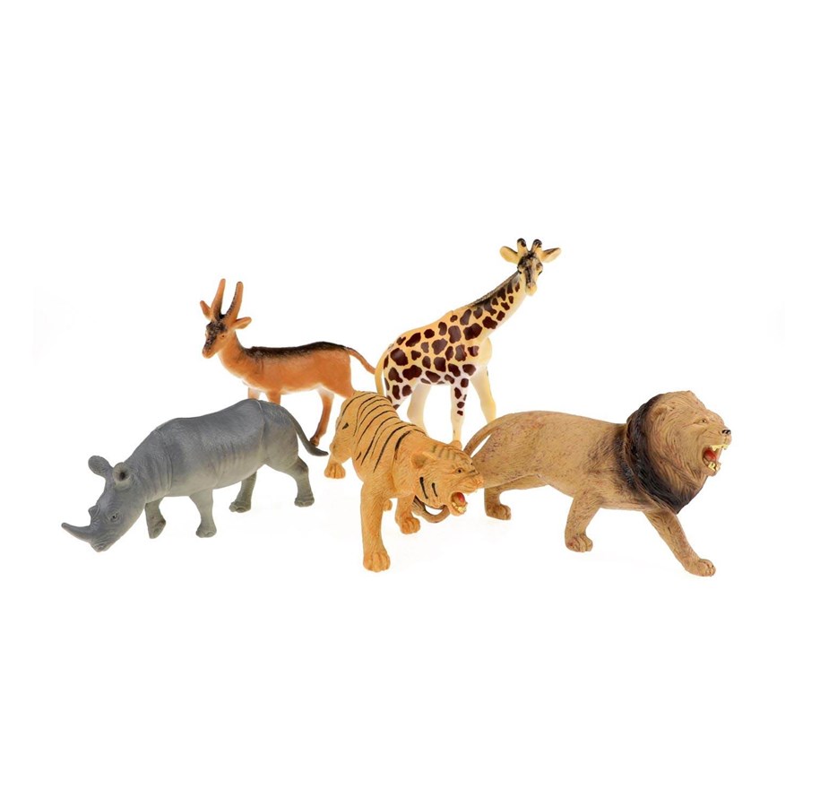 Figur - Toi-Toys Animal World Wild Animals Deluxe 5pcs. - 34921Z
