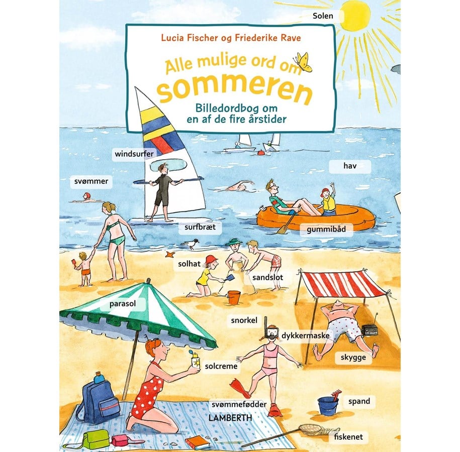 Børnebøger - Alle mulige ord om sommeren - Børnebog - Hardcover *DEMO* - 9788775662234