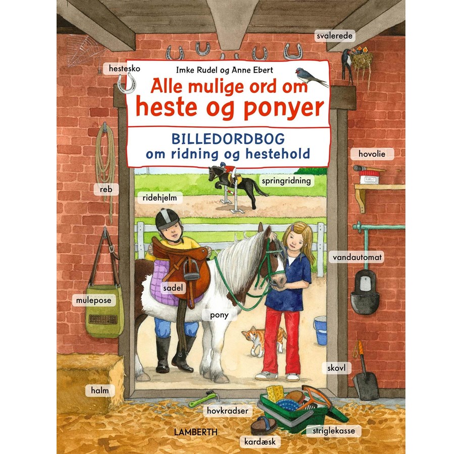 Børnebøger - Alle mulige ord om heste og ponyer - Børnebog - Hardcover *DEMO* - 9788775663088