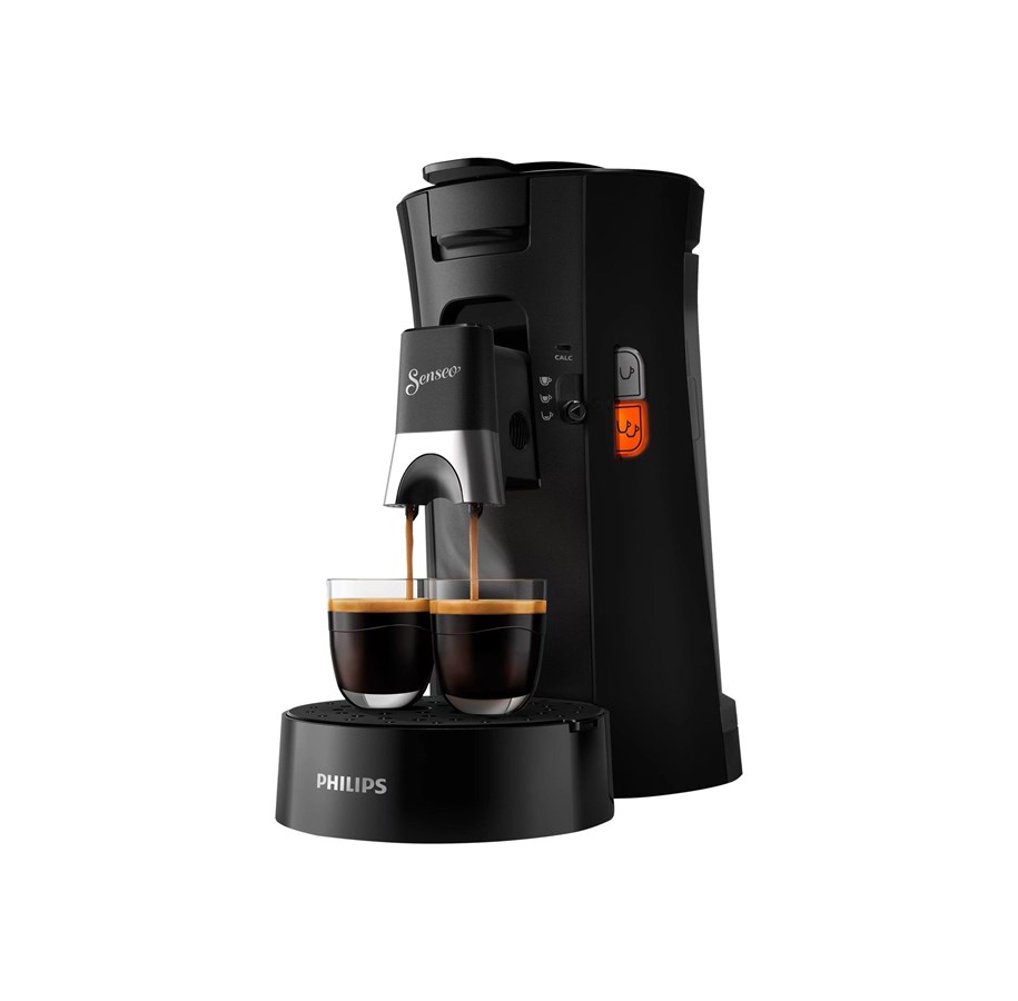 Kaffe og Espresso - Philips Senseo Select CSA230 - coffee machine - 1 bar - black - CSA230/69