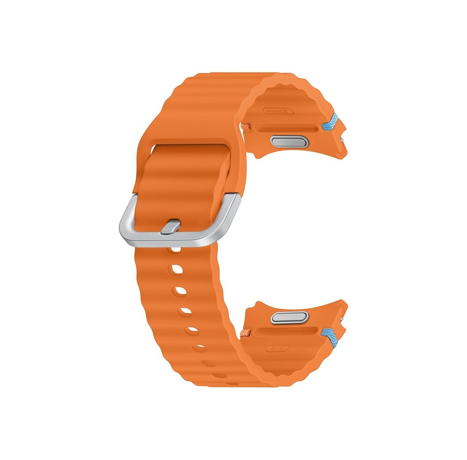 Smartwatch - Tilbehør - Samsung Galaxy Watch7 Sport Band (S/M) - Orange - ET-SNL30SOEGEU