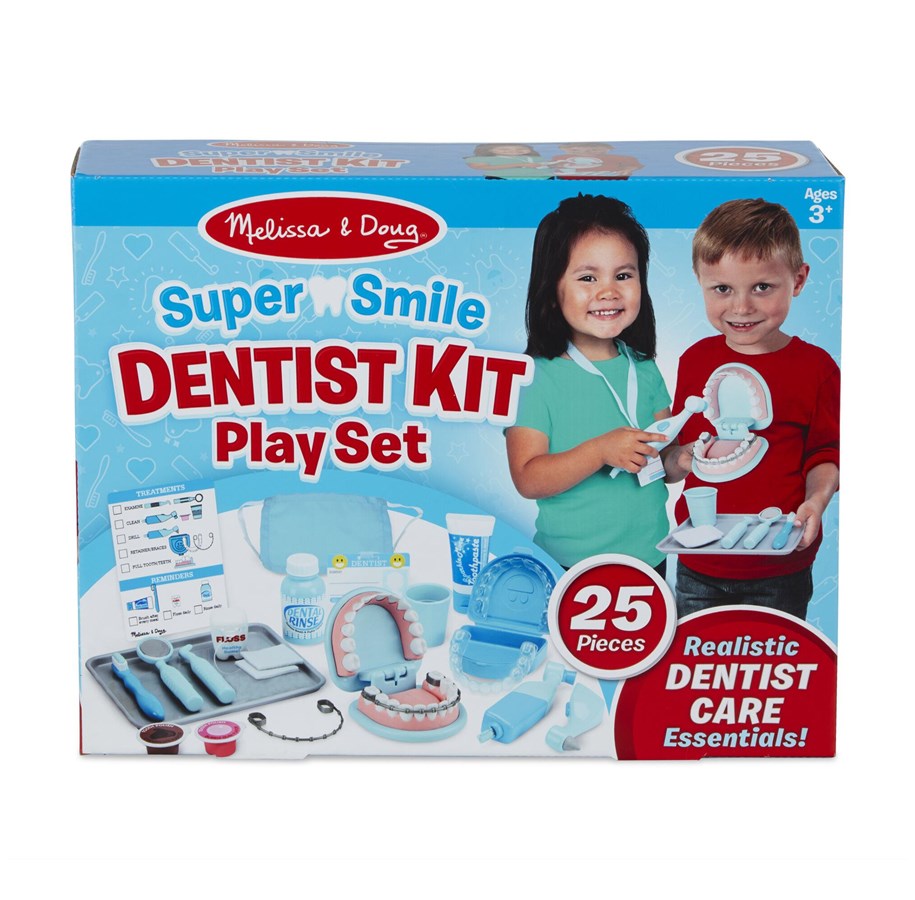 Rolleleg - Melissa & Doug - Super Smile Dentist Kit Play Set - 8611