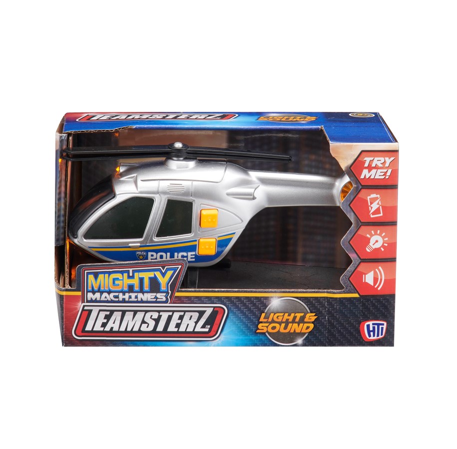 Legetøjsbil - Teamsterz   Mighty Machines Small Helicopter with L&S toy - 1417145