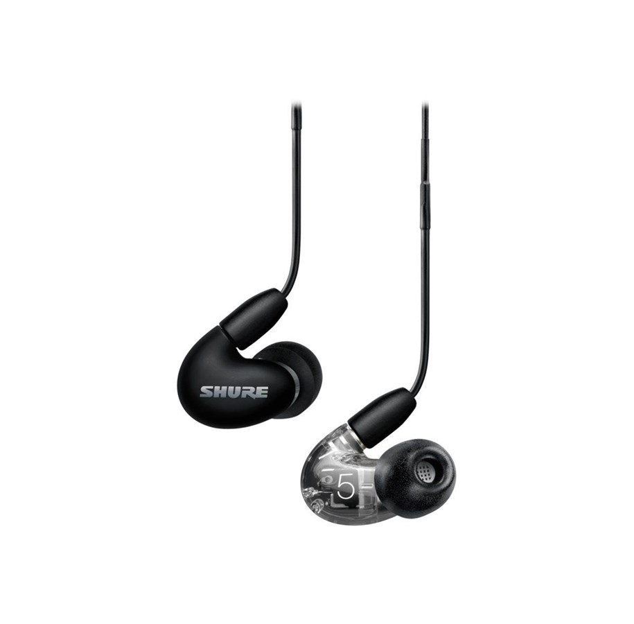 Hovedtelefoner/headset - Shure AONIC 5 - Black - SE53BABK+UNI-EFS