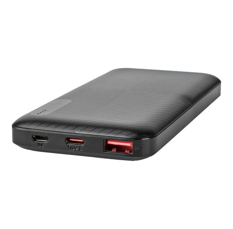 Powerbank - Nedis UPBKPD10000BK Powerbank - Sort - 10000 mAh - UPBKPD10000BK