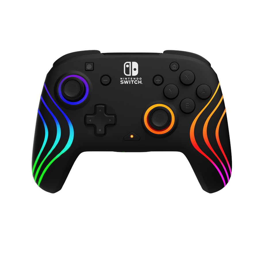 Spil tilbehør - PDP Afterglow Wave - Black - Wireless - Wireless Controller - Nintendo Switch - 500-252-BK