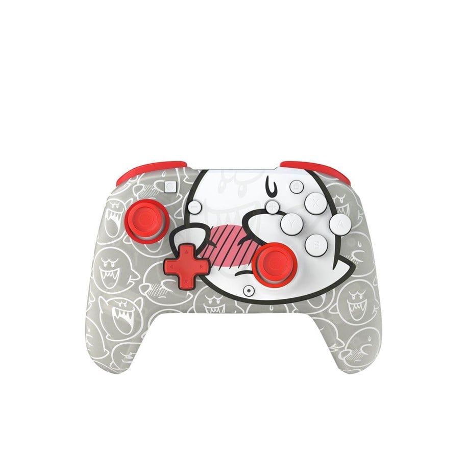 Spil tilbehør - PDP Rematch GLOW Wireless Controller- Boo-Ho - Wireless Controller - Nintendo Switch - 500-253-BOHO