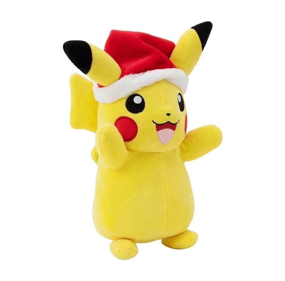 Pokemon - Pokemon Pikachu Bamse med Nissehue 20 cm - PKW3376