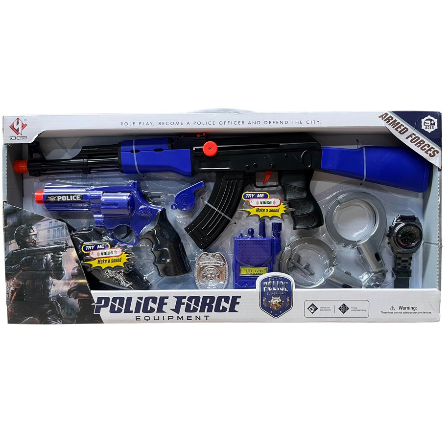 Kostumer - GA Toys Politilegetøj 8 dele - 10020